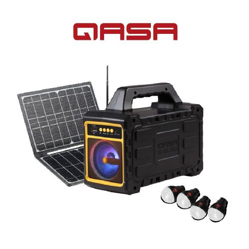 QLINK QASA LBQ030C4 SOLAR POWER PORTABLE SPP-007 NEW 4-IN-1