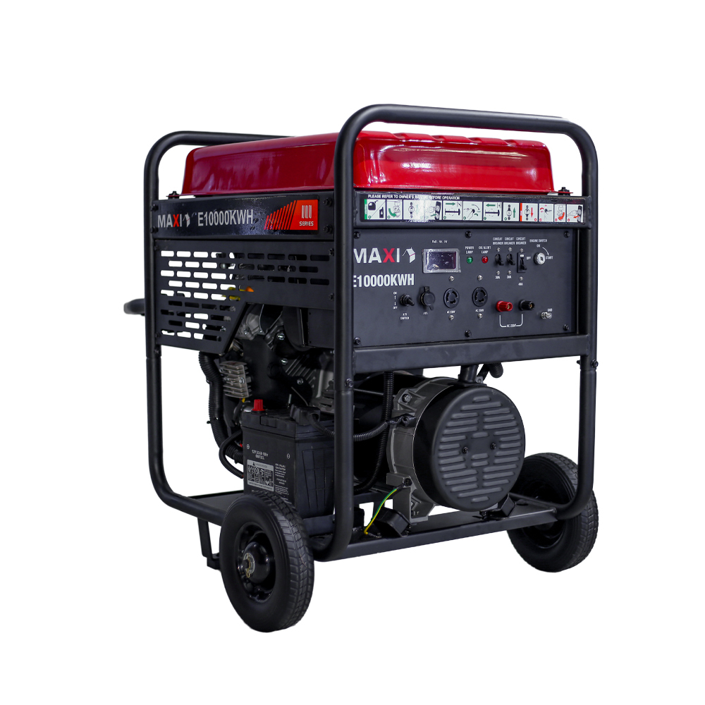 MAXI GEN 10KW Gasoline Generator – 10,000KW, 100% Copper, 45L Fuel Tank