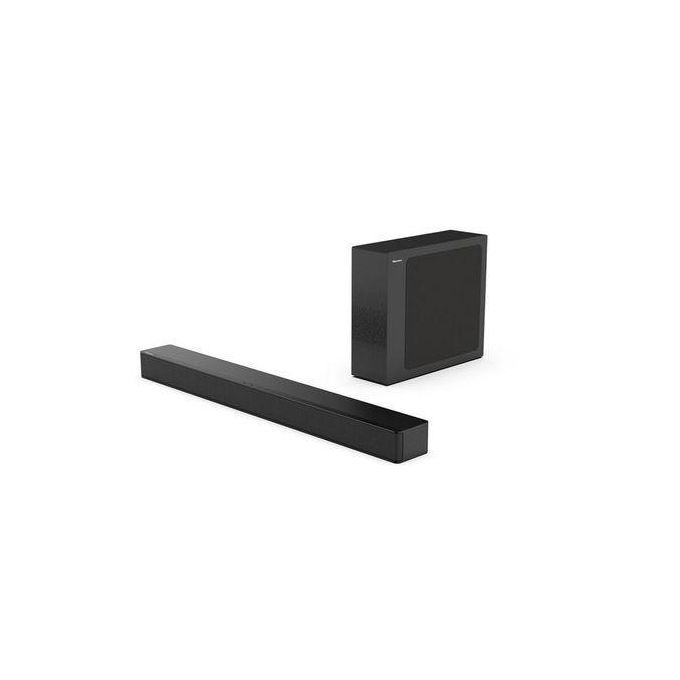 Hisense AUD 1000HS sound bar, 2.0Ch, HDMI, Bluetooth, Optical Input, AUX, USB, 120 watts, wall bracket