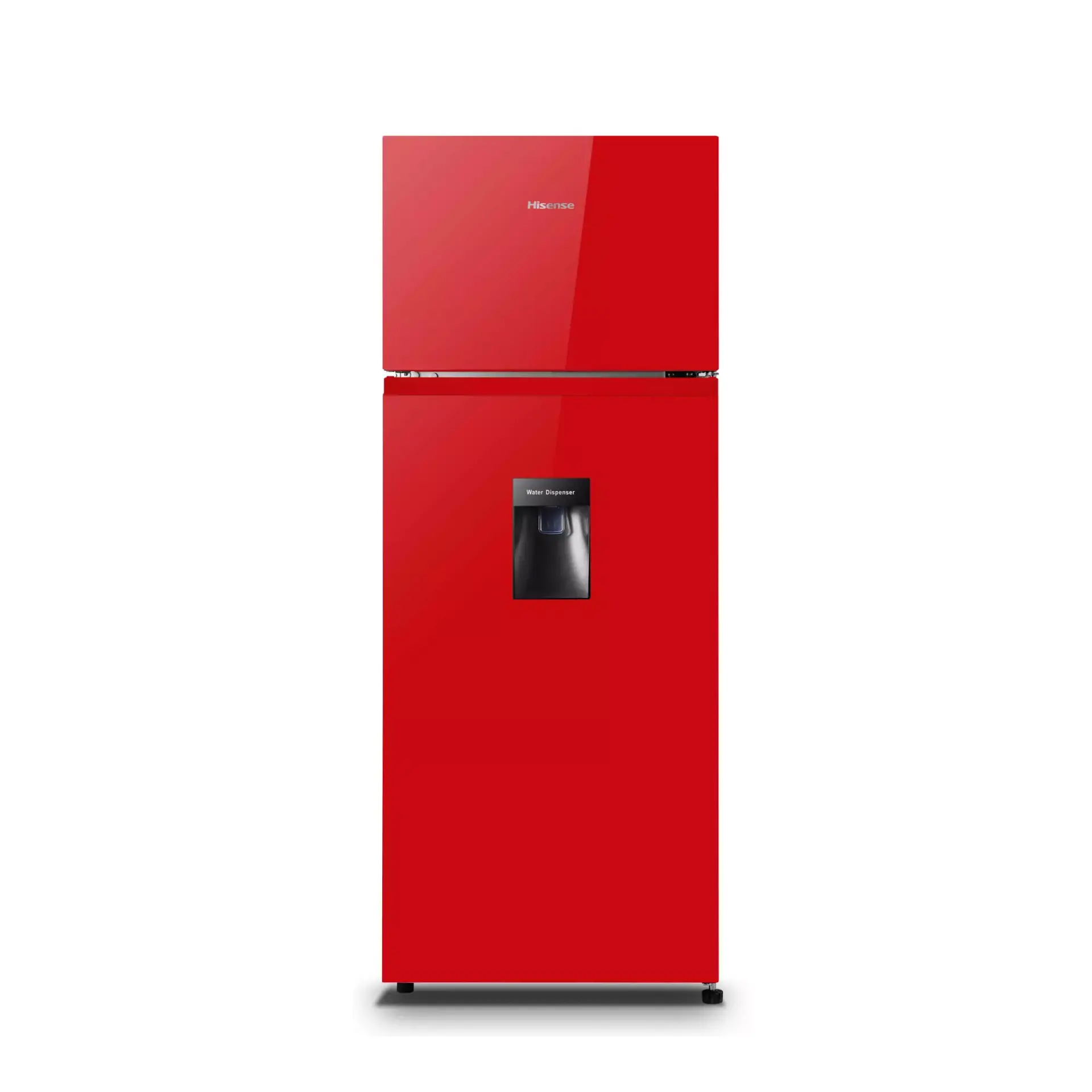 Hisense 204L, Frost, Low Noise, Environment-Friendly Tech, Red, R600 Gas, Dispenser -  REF 205DRB