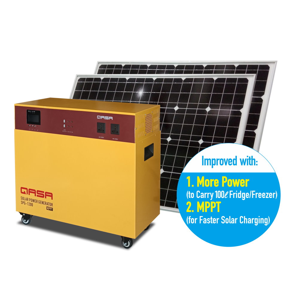 QLINK QASA LBQ030K2 SOLAR POWER GEN SPG-1200 DIY (BATTERY EXCLUDED)