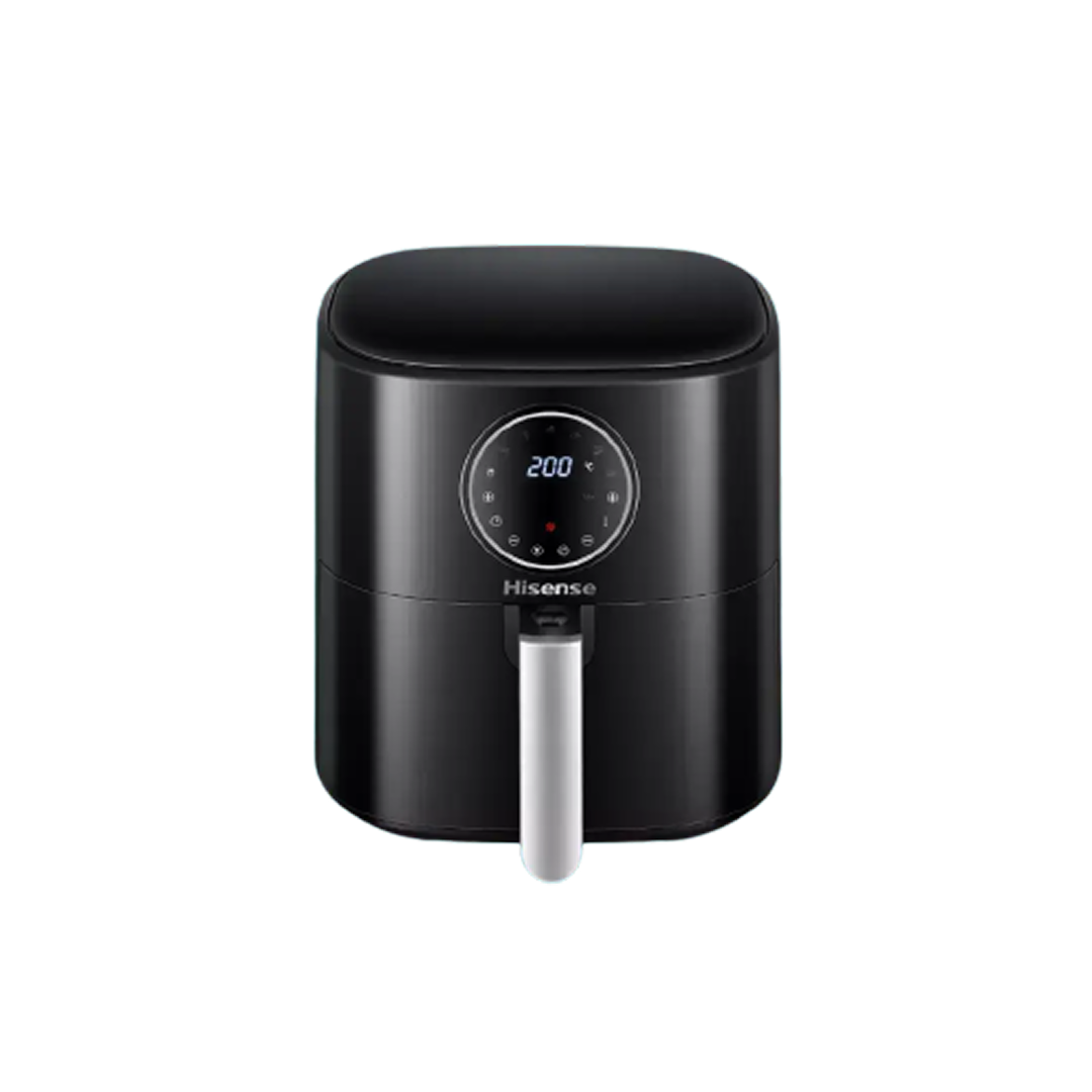 Hisense 5.2L, metal interior, 7 auto cooking menu, large touch display, black-HISAF06AFGY1S1