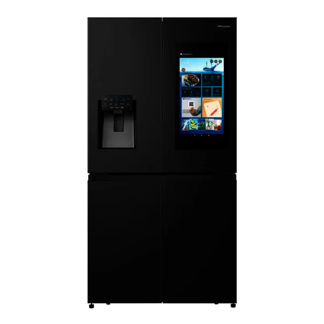 Hisense 538L, Frost Free, Environment-Friendly Tech, Black, R600 Gas, 4 DOORS, Water Dispense, 21 Inch Display screen-REF 68WCD