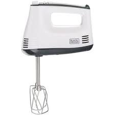 BLACK+DECKER M350-B5 Hand Mixer – 300W, White