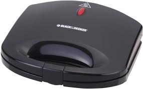 BLACK+DECKER TS1000-B5 2-Slice Sandwich Maker – 600W