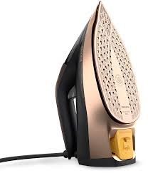 Philips DST8041/86 3000W Steam Iron with OptimalTEMP & SteamGlide Elite Soleplate – Dark Purple