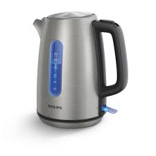 Philips HD9357/12 Electric Kettle – 1.7L, 2200W, Keep Warm Function, Brushed Stainless Steel