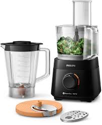 Philips HR7301/90 Compact Food Processor – 500W, 1.5L Bowl, One-Touch Operation