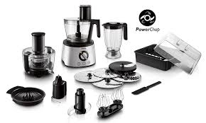 Philips HR7778/01 Food Processor – 1300W, 3.4L Bowl, PowerChop Technology, Blender & Juicer, Smart Auto Buttons