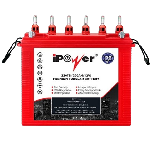 iPower Tubular Battery 220TB (220AH/12V)