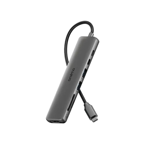 Oraimo PowerTrans USB-C Hub 7-in-1 Multi-Functional Adapter Docking Station