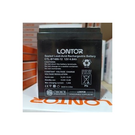 Lontor CTL-BT486-12 12V 4.8Ah Rechargeable Battery